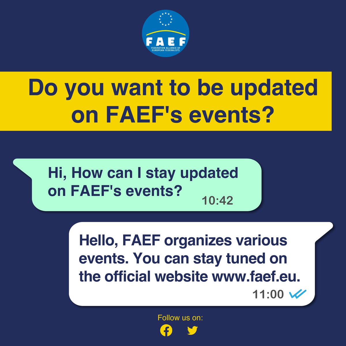 FAEF Federal Alliance of European Federalists tweet media