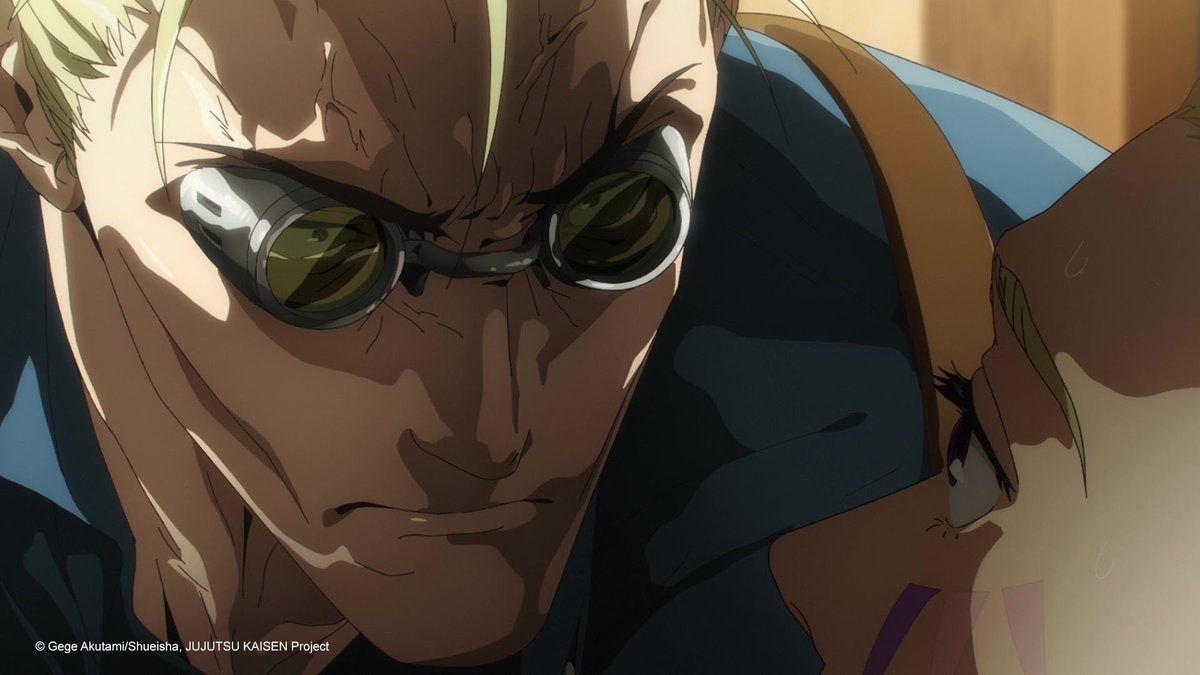 animetv_jp's tweet photo. Nanami Kento. That’s the tweet. 

— Watch JUJUTSU KAISEN Season 2 on Crunchyroll! https://t.co/Z2tcLV94bP