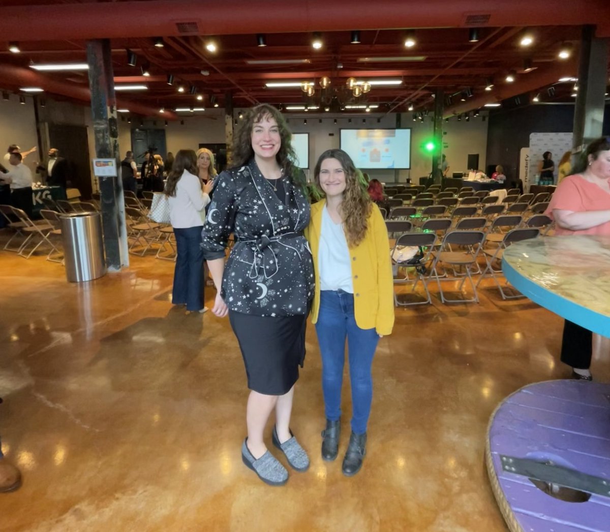 allshore's tweet photo. Tara and Brittany attended #DisruptHR in Tulsa this evening to learn about the future of #HR. This opportunity was so fun and energizing! https://t.co/LtBmUrCxCW