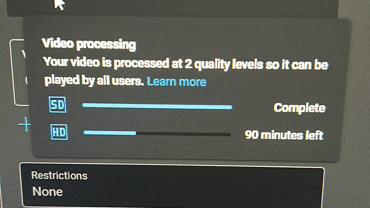 DatPagsFan's tweet photo. If the HD processing isn’t finished before 9:30 PM EST, I’m gonna have to delay again by 30 - 45 minutes, my apologies! https://t.co/NzzXEbe87m