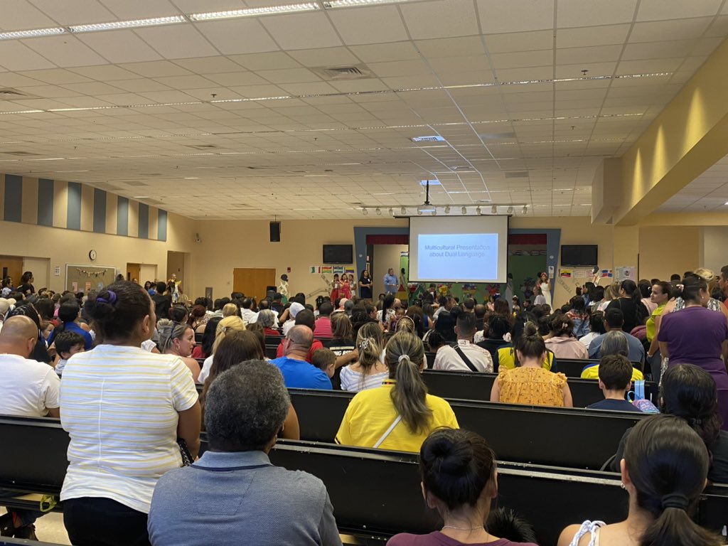 Duallanguagepbc's tweet photo. Incredible night at @COTaylor_PBC Dual Language Parent Night! 300+ parents witnessed their talented students shine &amp; got the information on Dual Language basics and Immersion. A true celebration of language learning! ���🗣️@OrlandoMastrapa @PBC_MPatterson @MrsGreen1997 @561Sdpbc https://t.co/qzDkFQwVfv