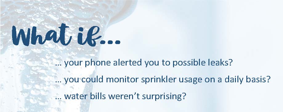 Pinery Water is excited to announce BEACON’s EyeOnWater® metering technology is now installed on customer water meters. Information about your water usage is at your fingertips! Sign up today! eyeonwater.com/signupQuestions? Call Pinery Water at (303) 841-2797.