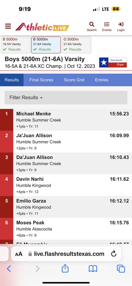 Coach SWERV M.Ed. R.A.A (@angryhalfmiler) on Twitter photo Congratulations to Boys <a href="/SCHS_TandF_XC/">T&F/XC Sensei</a> for winning the 21-6A District Meet thus qualifying for the Regional Meet
Total Team Effort ๐ค๐พ Congratulations to Boys <a href="/SCHS_TandF_XC/">T&F/XC Sensei</a> for winning the 21-6A District Meet thus qualifying for the Regional Meet
Total Team Effort ๐ค๐พ