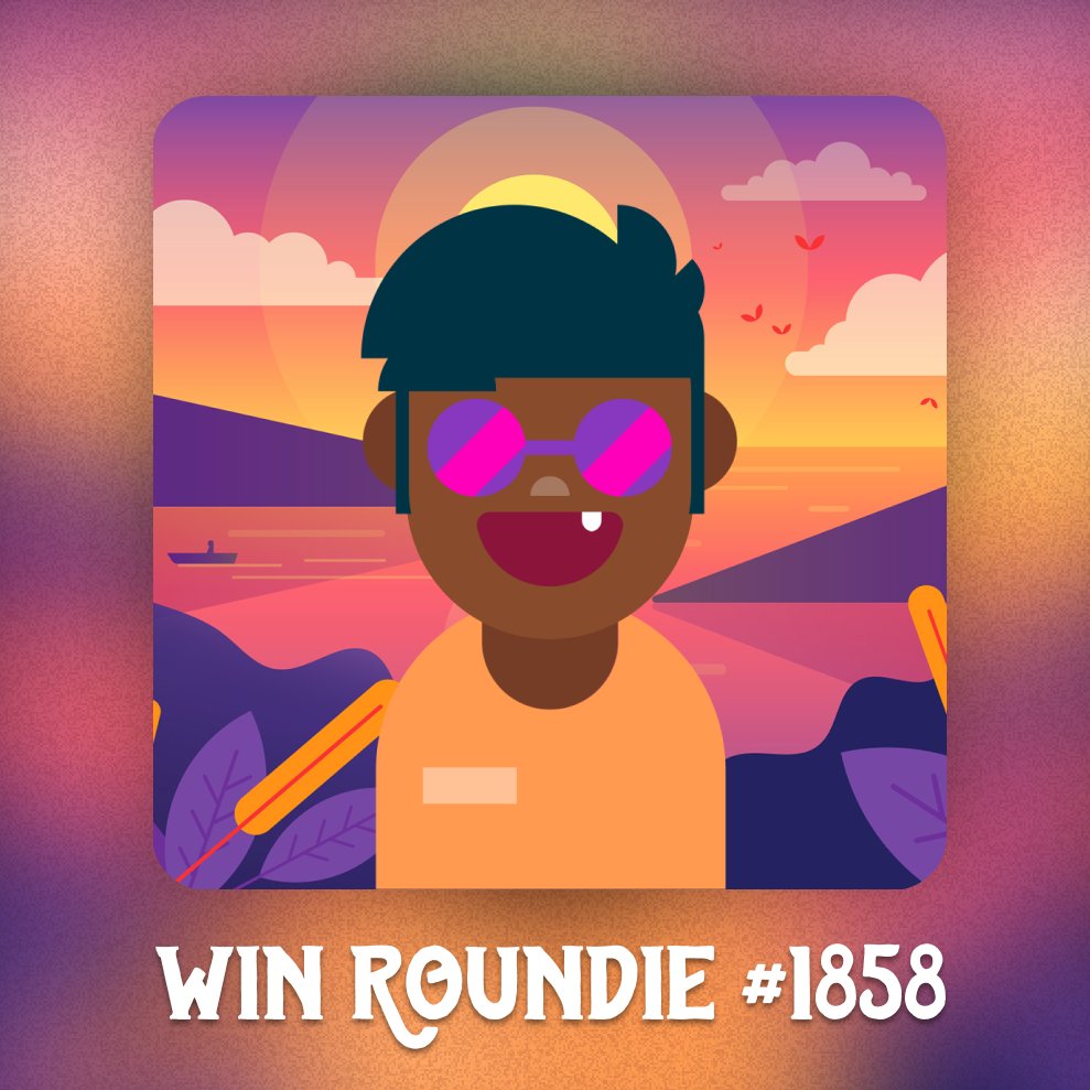 To celebrate the release of Roundie Teens with our friends at <a href="/drip_haus/">DRiP 💧</a>, we're giving away this particularly cool Roundie from the main collection to one lucky Teen holder. Come cut class and hang with the cool kids behind the gym. Everyone's doing it. Details below 👇