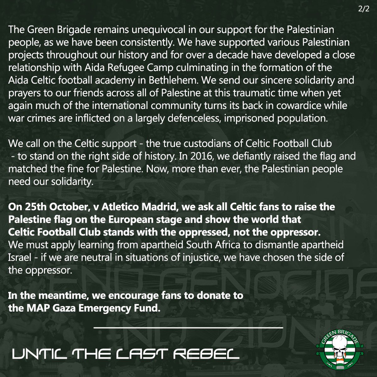 mohammedbaara's tweet photo. The stranger stands beside us while the relative denies our existence at all.

Wow for that time in which we have become strangers, by Allah!

#Phalastine #Gazza #Celtic #Scotland https://t.co/Zt39KlNSTZ