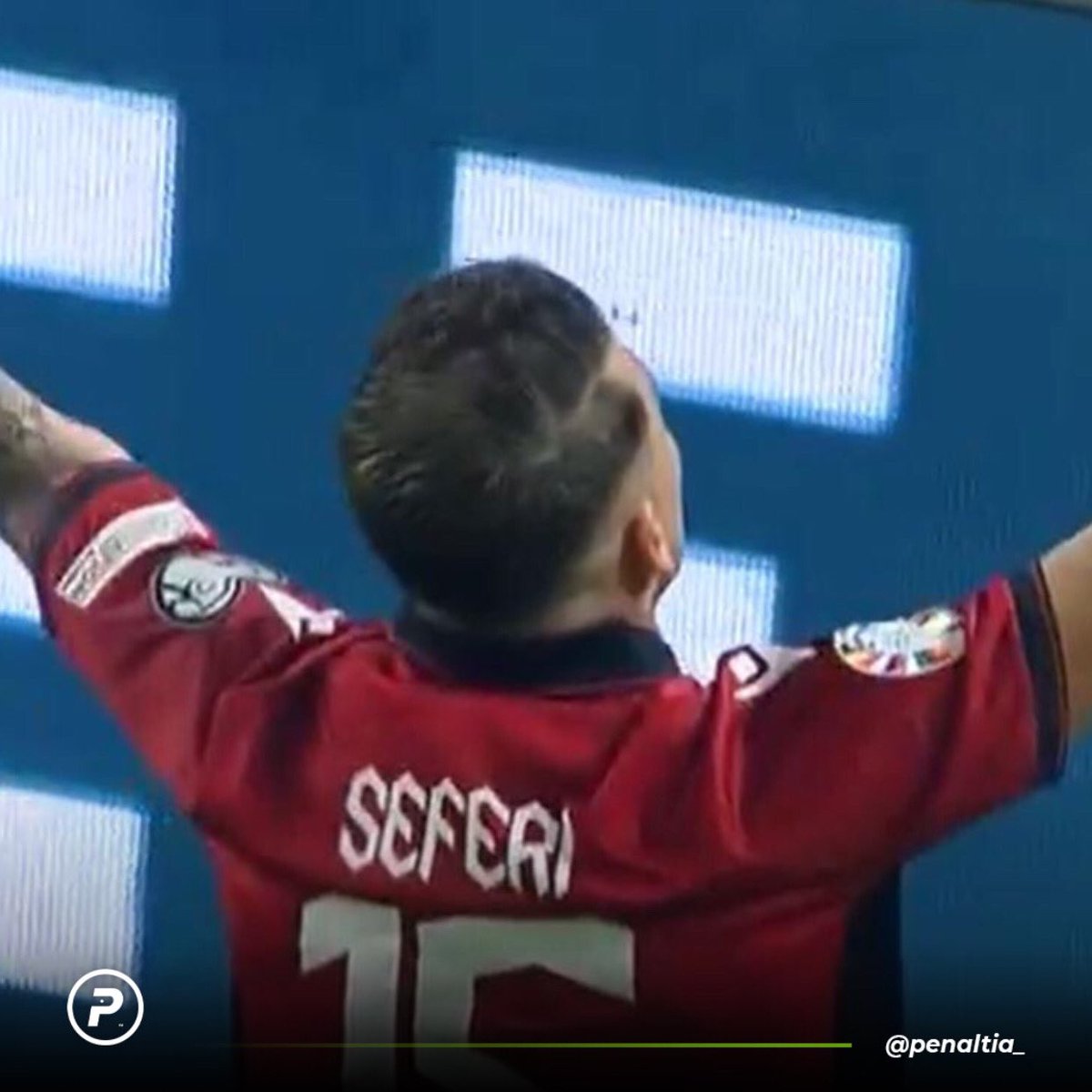 penaltia_'s tweet photo. S’KEMI TË NDALUR! 🔥🔥🔥

Shënon përsëri Taulant Seferi pas një aksioni e asisti përfekt nga Mirlind Daku! ❤️🖤

75’ | Shqipëria 3 - 0 Çekia https://t.co/cv7yVu00KC