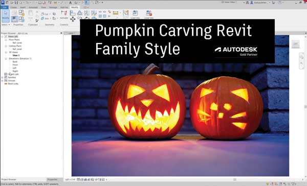 Test your Revit skills while creating and carving a Halloween pumpkin using Revit Families and more. Join our Free webinar – October 19th at 10am PT. Register today - bit.ly/Carve-Revit-Pu…