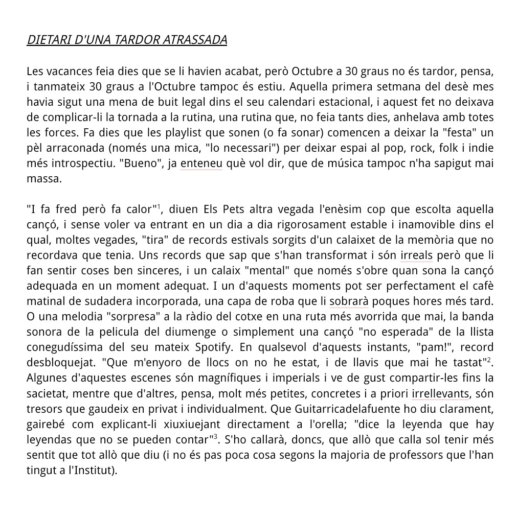 caso22roger's tweet photo. Un breu dietari "de ningú" però que podria ser una mica de tots. Ja estaríem preparats perquè comenci la tardor de veritat. 🔥🌲🍂☔ https://t.co/8FhiZrXjyl