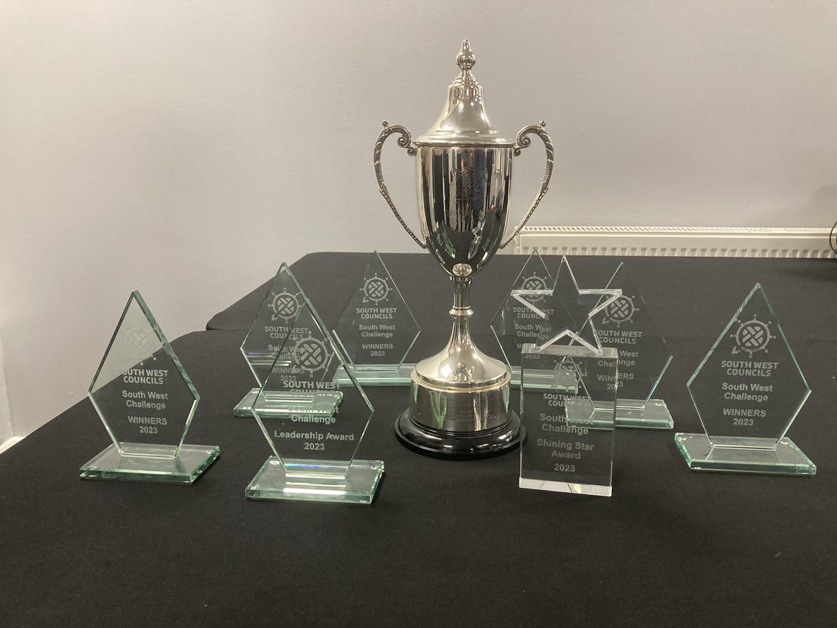 Wow! What a fabulous day and evening at the SW Challenge. The DSFRS team were amazing - nominated in every category and won 3 awards - Leadership, Shining Star (Liv Crook) and the top award of Best Team. So very proud of them 🏆 
#gonnaneedabiggercabinet