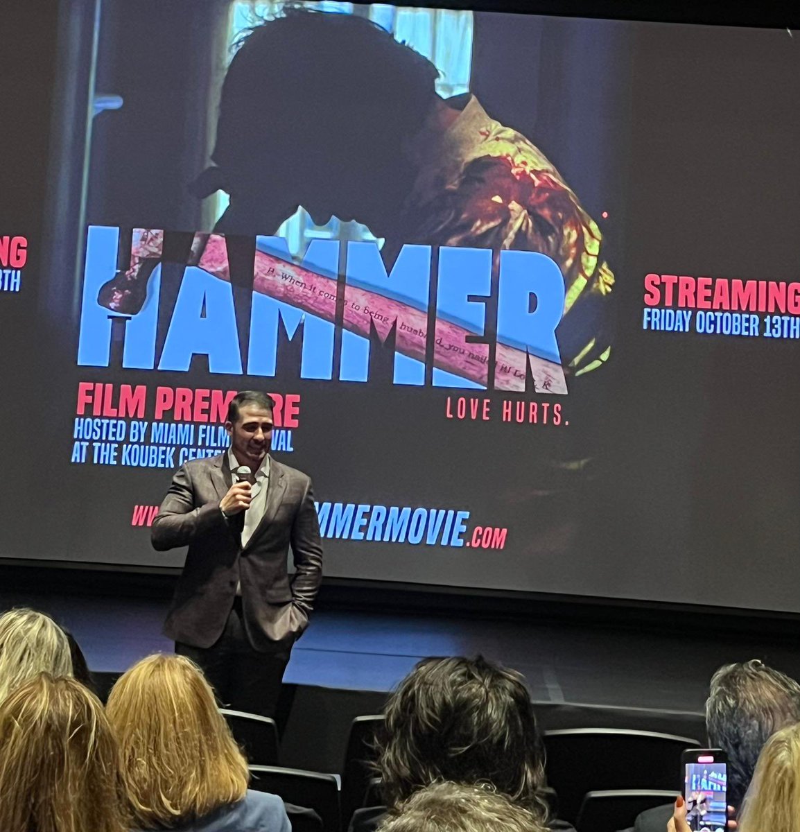 SenReneGarciaFL's tweet photo. I had a blast at the premiere of the newest Horror film, HAMMER, starring Eric Roberts. I am extremely proud of Miami-born Director Orlando Cicilia III, known to me as Landy, for his outstanding work in film. Undoubtedly, you are a passionate storyteller, my friend! https://t.co/CjZnKzZA2h