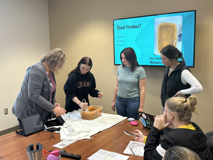 MirroParkview's tweet photo. π Congratulations to the brilliant students at @AmpLabEW for acing Challenge #1! π
Some groups tackled a complex problem head-on: crafting bladder phantoms to enhance bladder scanner training. π₯π‘
Way to go, team! #InnovativeSolutions #AMPChallenge #BladderScannerTraining https://t.co/YrEYtSyI5Y