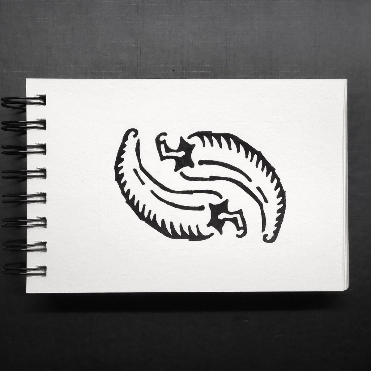 MarvinDamstra's tweet photo. #inktober day 12! Spicey. I drew like 7 different chili's before settling on this design.

#inktober2023 #inktober2023day12 #inktober2023spicey https://t.co/hfIhFFdJLy