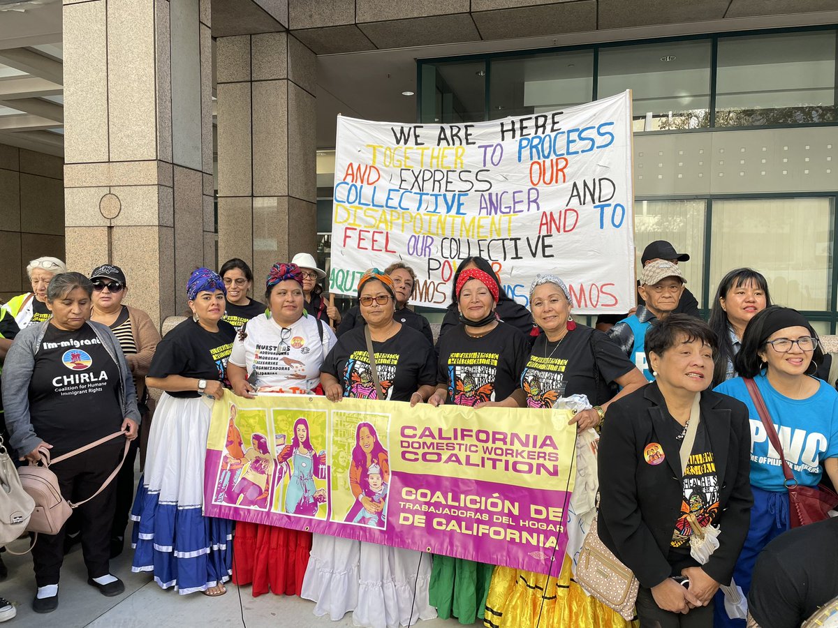 CADomesticWrker's tweet photo. WE ARE POWER
WE DESERVE SAFETY &amp; DIGNITY
WE WILL KEEP FIGHTING ✊🏽❤️‍🔥

#MyHealthMyDignity 
#Shame @CAgovernor https://t.co/uayEDS8umF