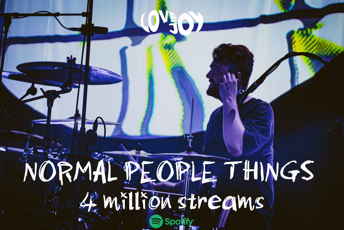 lovejoyshq's tweet photo. Normal People Things by @lovejoy has surpassed 4 million streams on Spotify.

#NormalPeopleThings https://t.co/CTe1ItL3nu