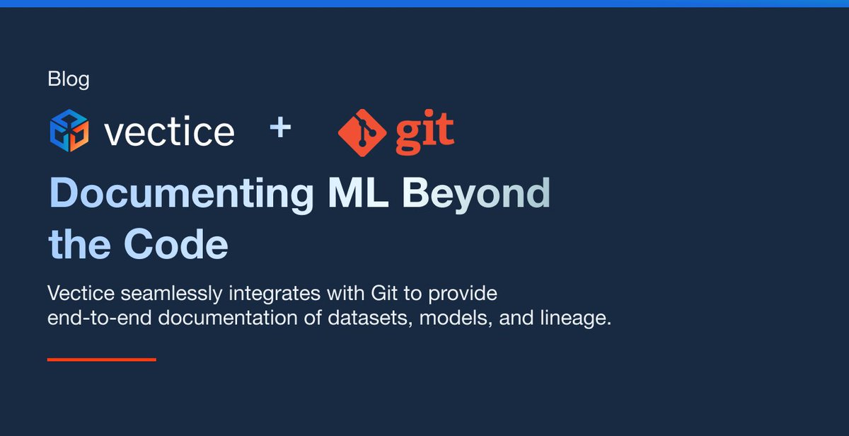 Using Git and Vectice gets you the best of both worlds 🤝 With Git's solid code tracking and versioning combined with Vectice's auto-documentation capabilities, you get:

See how we complement Git for full AI project transparency in our latest article ➡️ blog.vectice.com/vectice-git-do…
