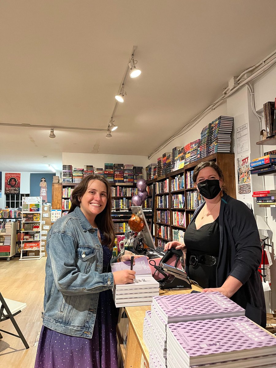 Thanks to everyone who came out to my book launch party @irondogbooks for One in a Million. Your support means so much to me. Thank you for listening to me ramble about my book and asking such great questions! 💜💜💜