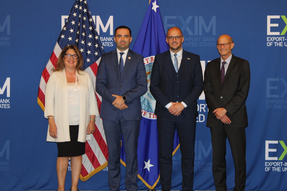 #EXIM First VP &amp; Vice Chair @JudithPryorEXIM &amp; Board Dir. Herrnstadt were pleased to host the <a href="/AmChamKosovo/">AmCham Kosovo</a> delegation to identify opportunities for EXIM to finance U.S. exports to #Kosovo &amp; facilitate US-Kosovo trade &amp; investment in support of critical infrastructure projects.