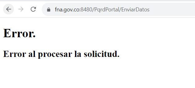DAVIRO's tweet photo. @FNAahorro ¿Cómo puedo abrir una queja (PQR) con ustedes si tienen el sistema caido para dicho fin? https://t.co/80cHZbiKJP