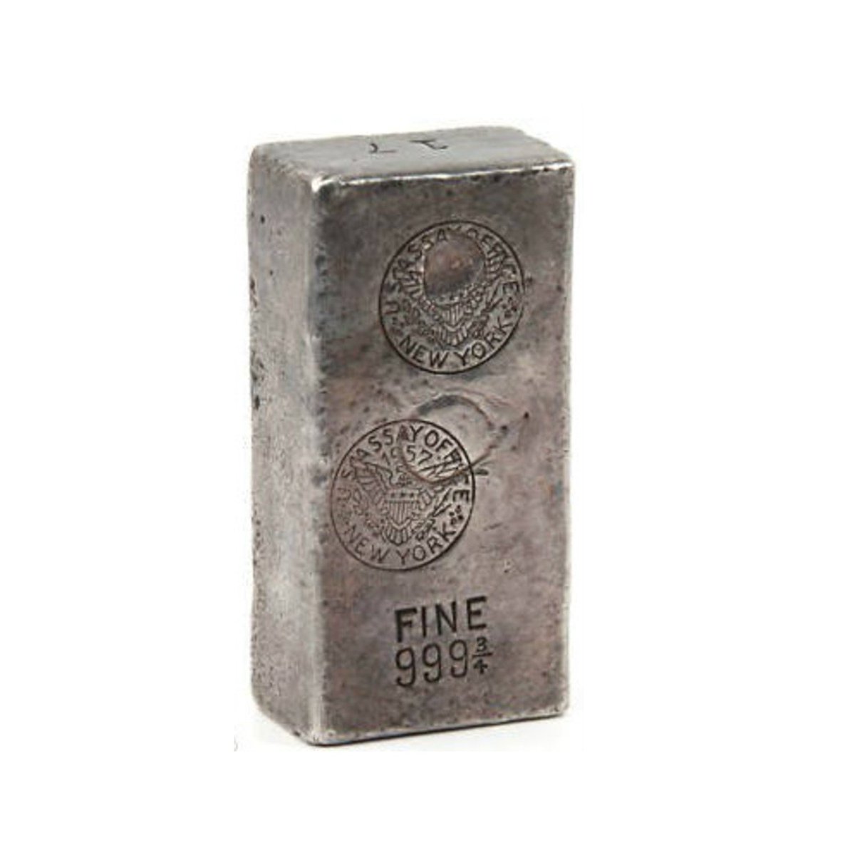 Brick.

#vintagesilver #silver #silverbar #argent #銀 #plata
Credit: Golden Eagle Coins