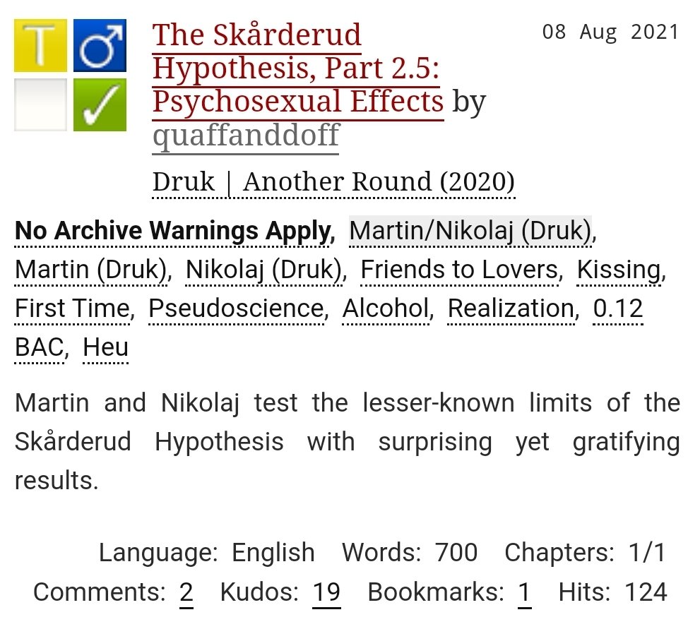 quaffanddoff_'s tweet photo. Not a new fic - I wrote it two years ago before I joined Twitter or had even heard of the HEU. A silly little "missing scene" that was a fun exercise in writing pretentious pseudoscientific psychobabble.
Link: https://t.co/KQk6zwm9S6
#AnotherRoundOfMartin https://t.co/NXd9HUoCPT