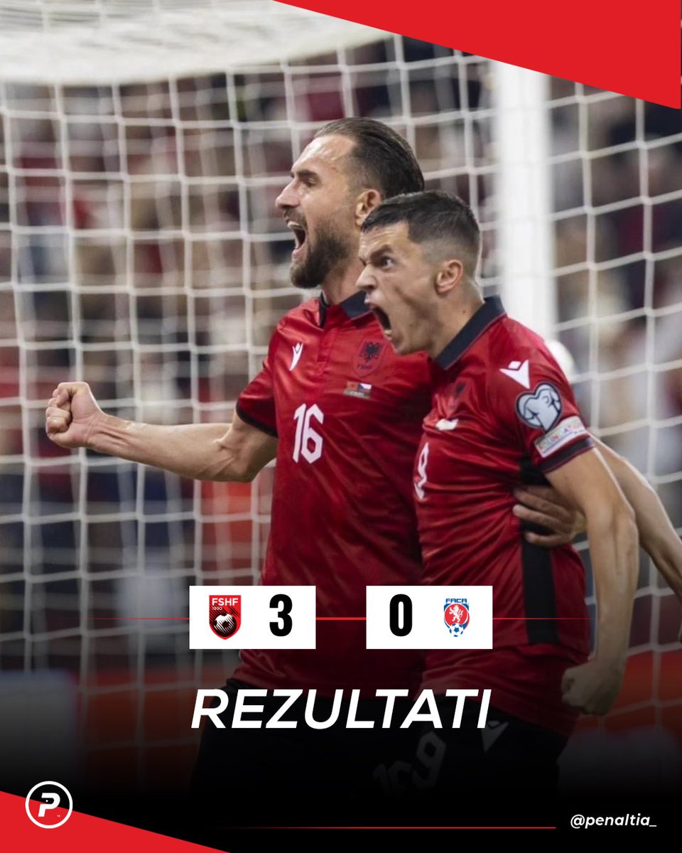penaltia_'s tweet photo. JEMI ME NJË KËMBË NË EUROPIAN pas demolimit të Çekisë!!!! 🔥🔥🔥❤️❤️🖤🖤🖤 https://t.co/c8sZiBiF3q