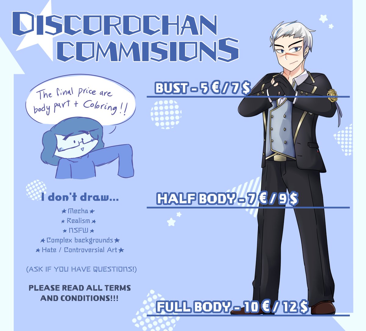 DiscordyChan ★ Commissions OPEN AGAIN tweet media