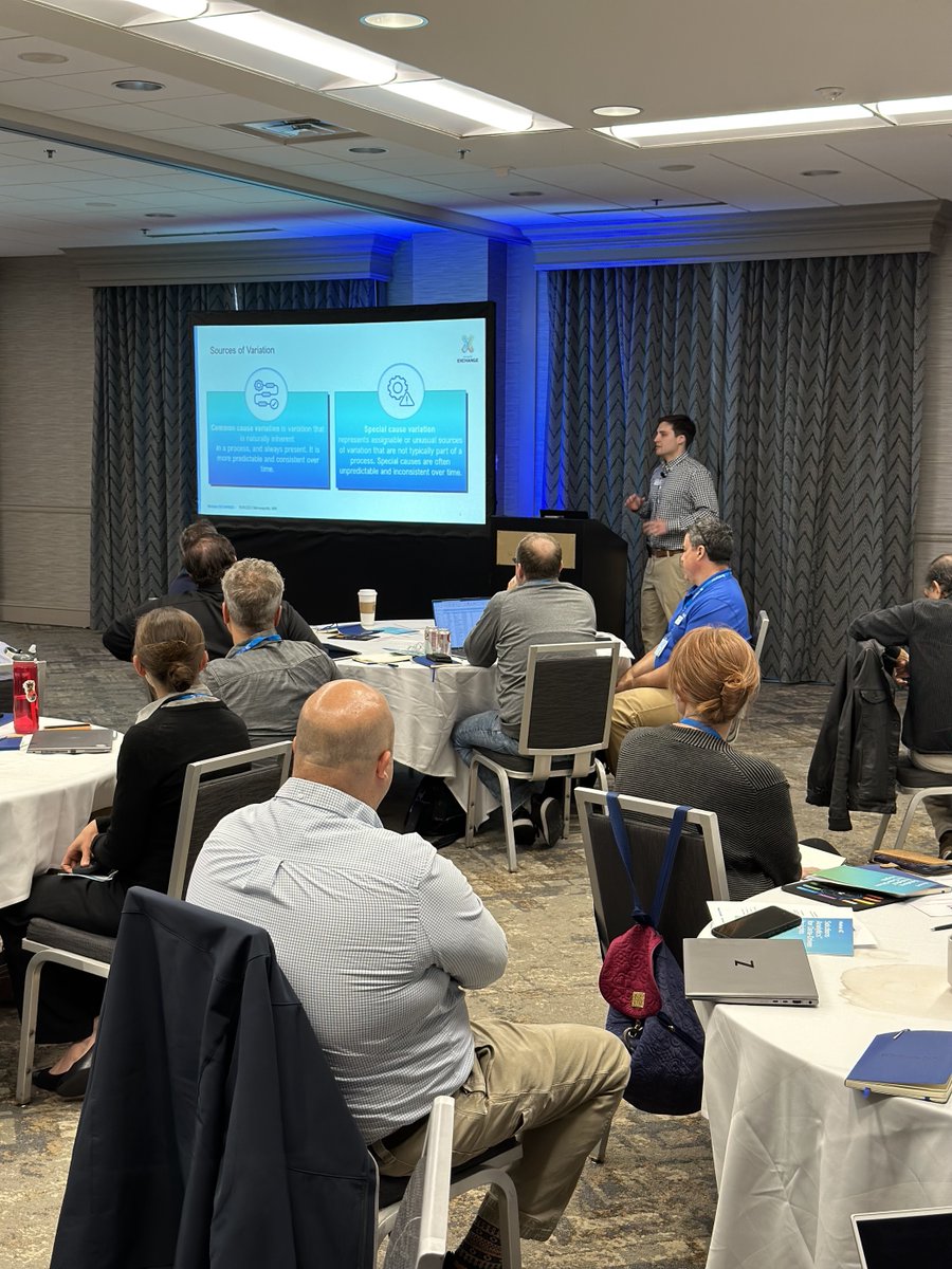 Minitab's tweet image. We had a great turnout at our Minitab Exchange event in Minneapolis, MN on Monday! Great presentations, discussions, and networking! #StatisticalProcessControl #MinitabExchange