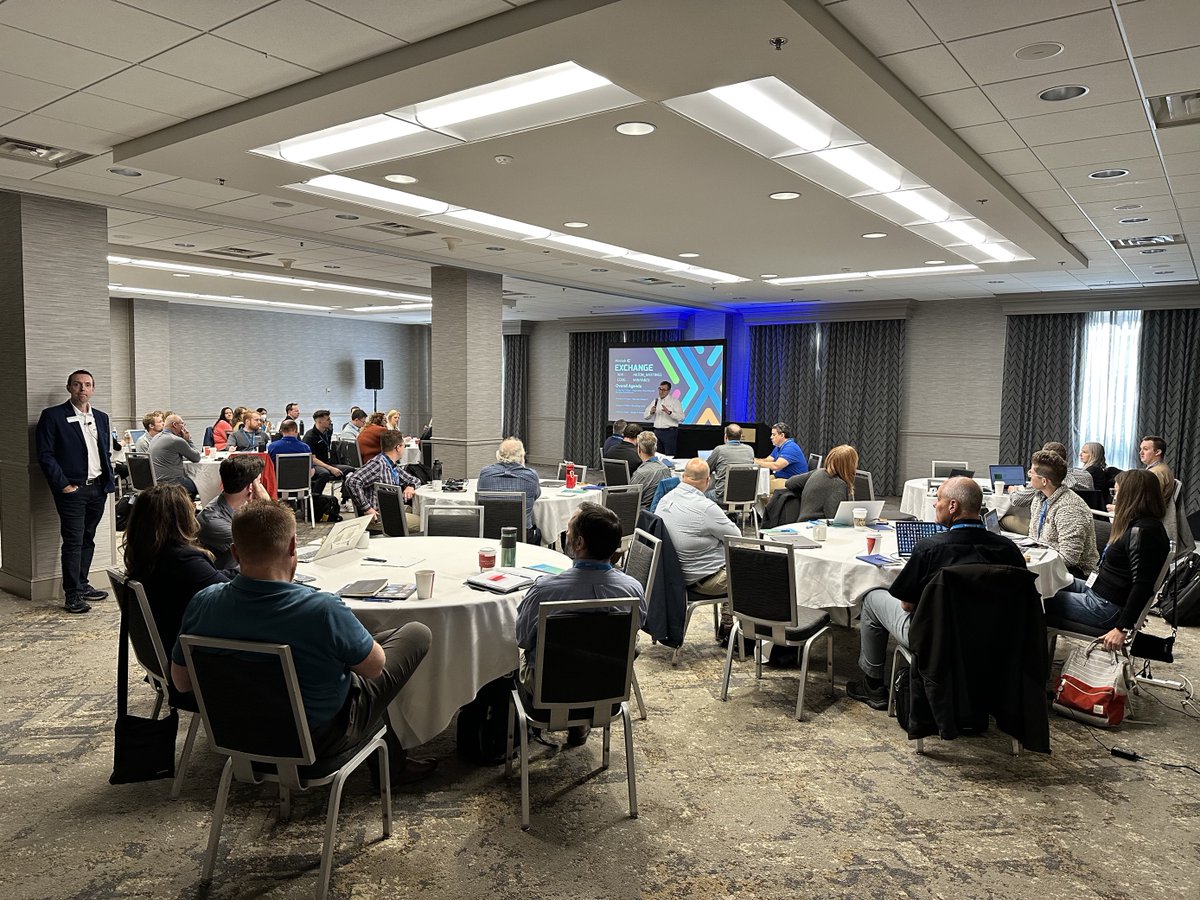 Minitab's tweet image. We had a great turnout at our Minitab Exchange event in Minneapolis, MN on Monday! Great presentations, discussions, and networking! #StatisticalProcessControl #MinitabExchange
