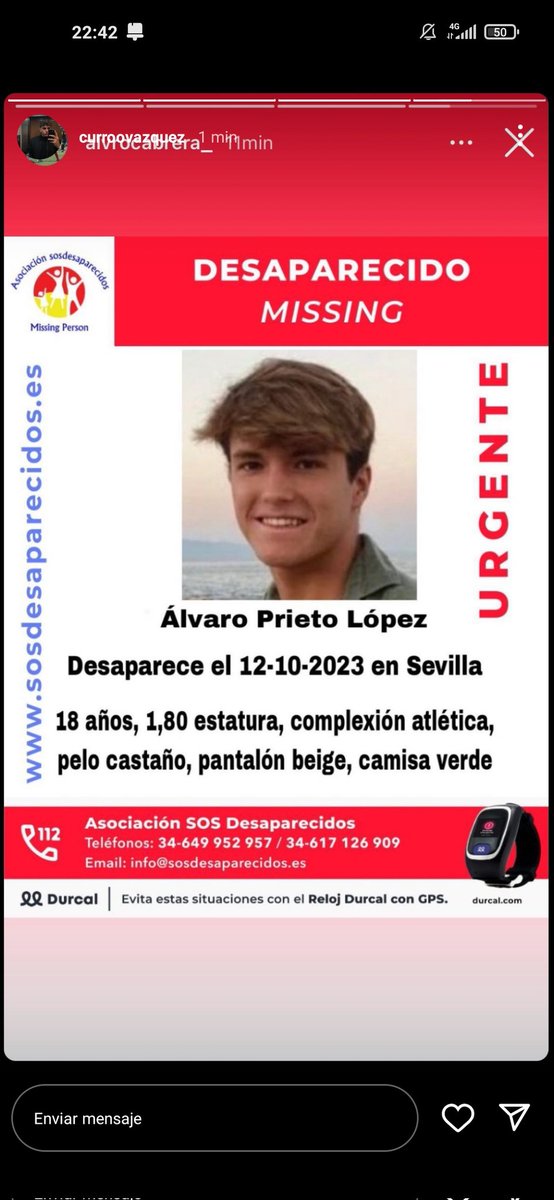 belenmedinaa2's tweet photo. por favor difundid https://t.co/YVcTHwlUZf