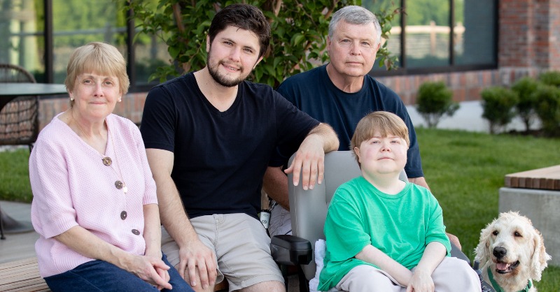CureRareDisease's tweet photo. One year ago, Terry Horgan’s life-long battle with #DuchenneMD ended. Every day since, our team has continued to move science forward for ultra-rare disease patients in his honor. His bravery &amp; resilience remains the inspiration for our community &amp; the patients still fighting.