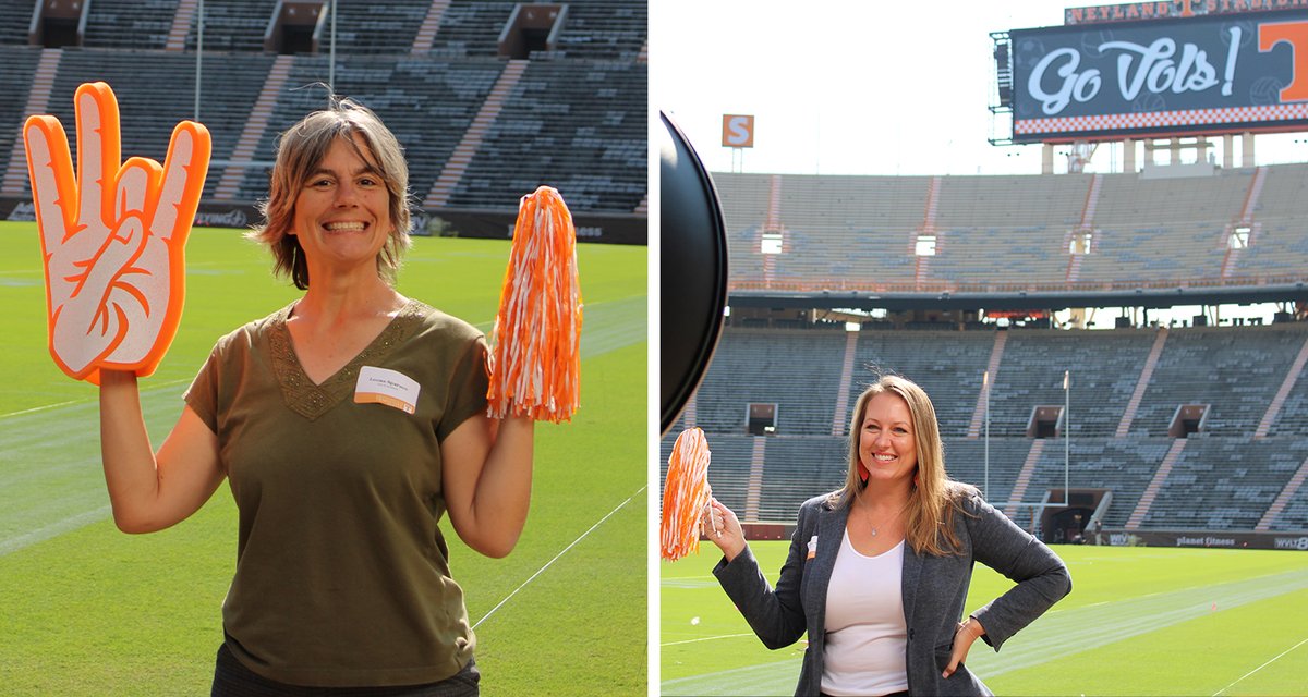 UTProvost's tweet photo. It was a great afternoon, seeing so many @Vol_Sports coaches and @UTKnoxville faculty come together. We appreciate the work you all do to ensure the success of our scholar-athletes on the field and in the classroom! #UTFacultyFun https://t.co/AQfhGjyHQC