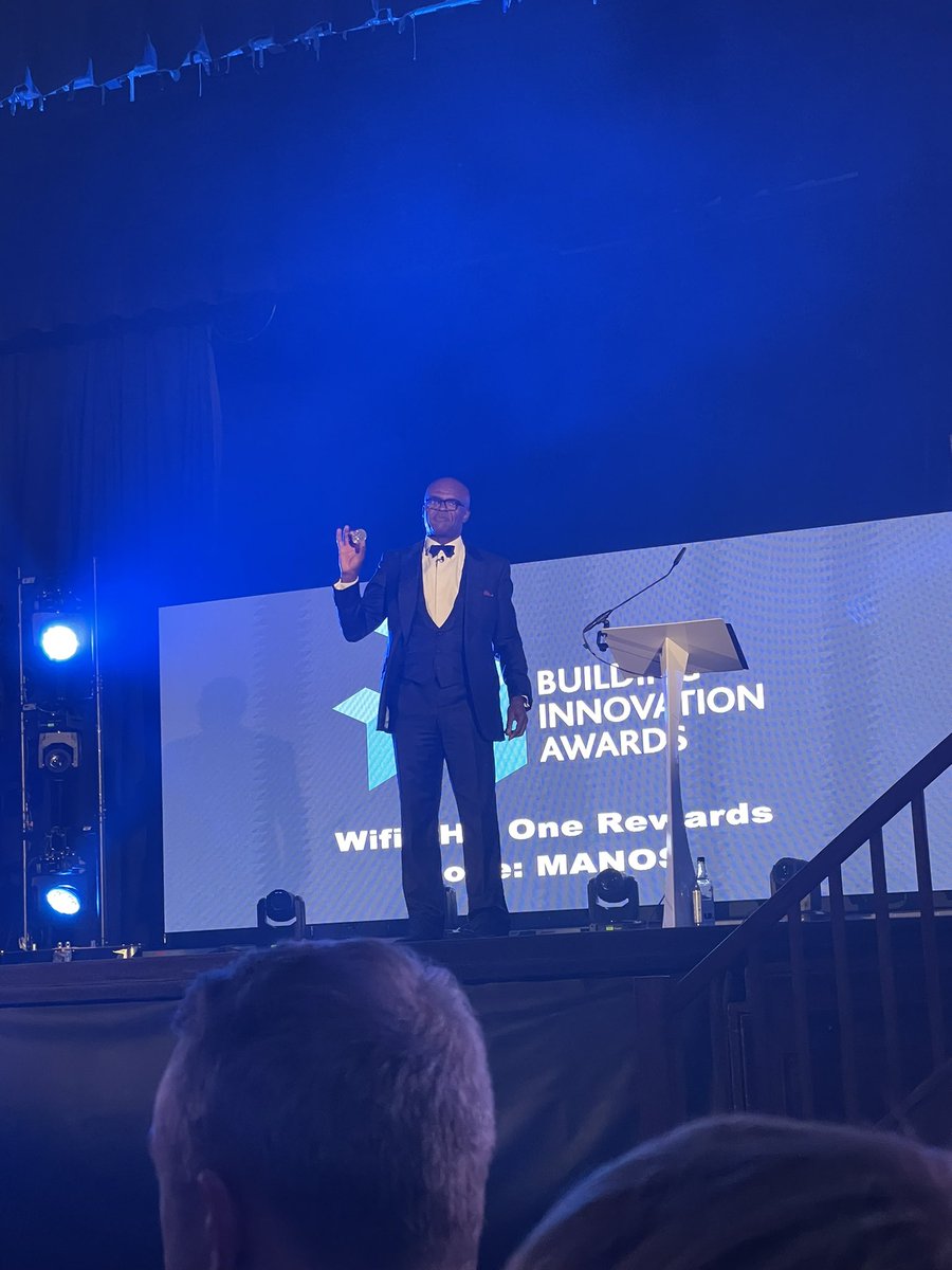 Fantastic to hear @krissakabusi story at @BuildInAwards tonight