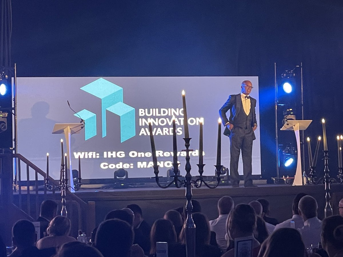 Loving the life story of #KrissAkabusi MBE at the #BuildingInnovationAwards - a true legend, then, now, forever! 🥇#BIAwards23