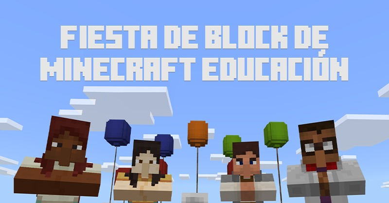 PlayCraftLearn's tweet photo. Acompañanos para una fiesta BLOCK de Minecraft Education completamente en Español. ¡Aprende cómo profesores de todo el mundo están utilizando Minecraft Education en sus salones de clases! https://t.co/RM46zwoK6m
