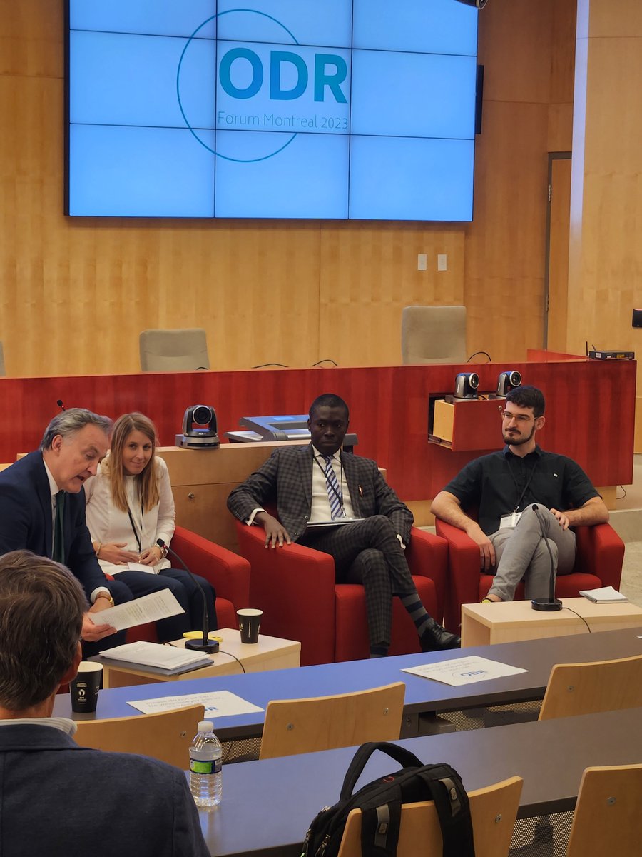 Congratulations to @OSU_Law <a href="/moritzlawllm/">Moritz Law LLM</a> Mubarak Nurdeen on a job well done <a href="/CyberjusticeLab/">Cyberjustice Laboratory</a>!