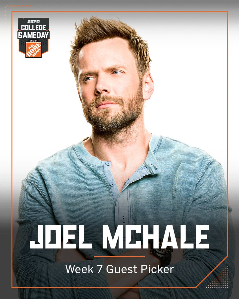 CollegeGameDay's tweet photo. See you in Seattle, @joelmchale 🔥 https://t.co/8Slqw60T0k