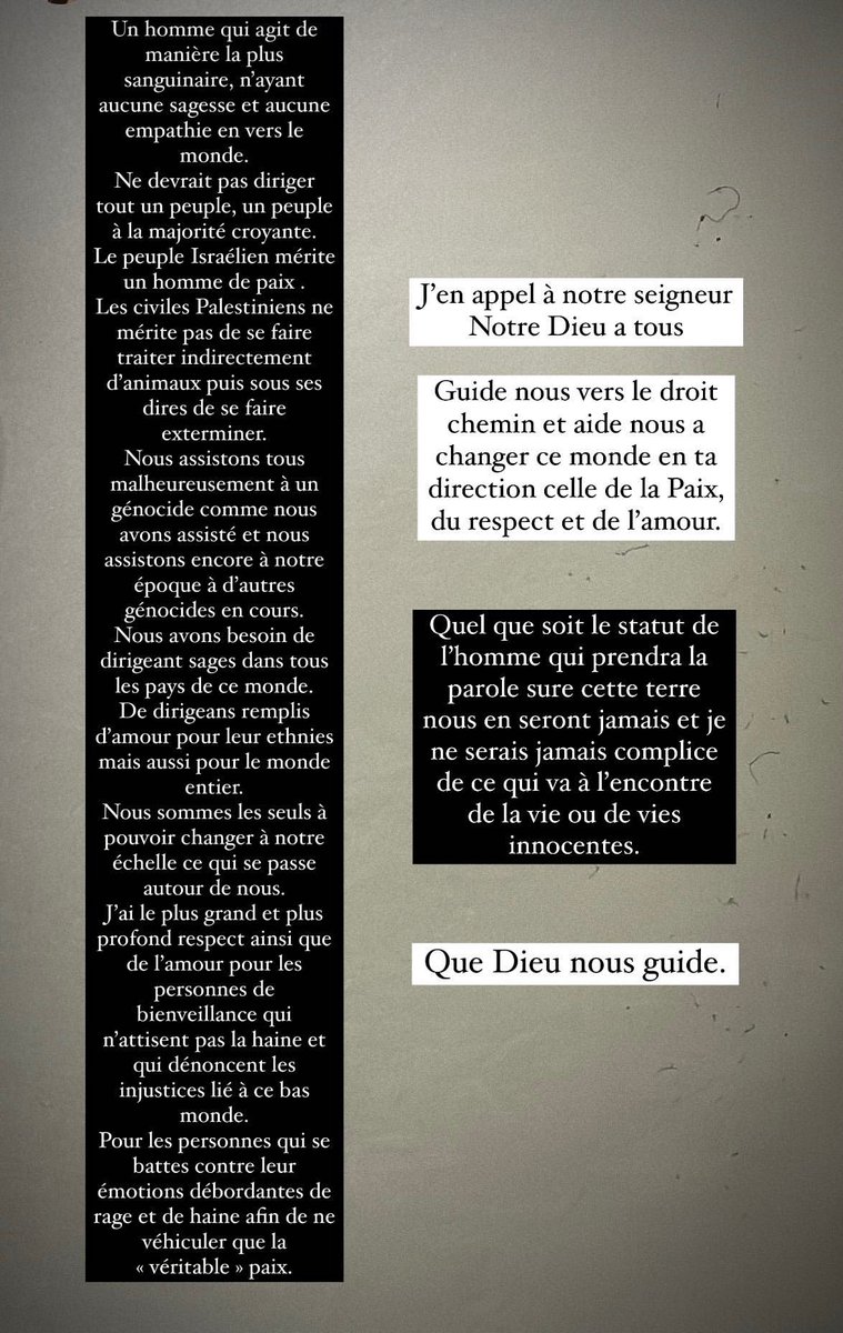 ShadesFrance's tweet photo. ADEMO prend à nouveau la parole suite aux récents événements ! 🇵🇸🇮🇱

"Le peuple Israélien mérite un homme de paix. Les civiles Palestiniens ne mérite pas de se faire traiter d'animaux puis sous ses dires de se faire exterminer." https://t.co/p9tPICKf4q