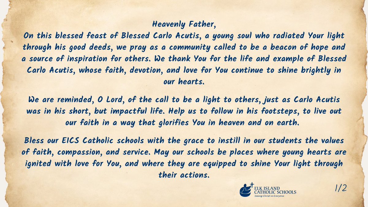 Elk Island Catholic Schools tweet media