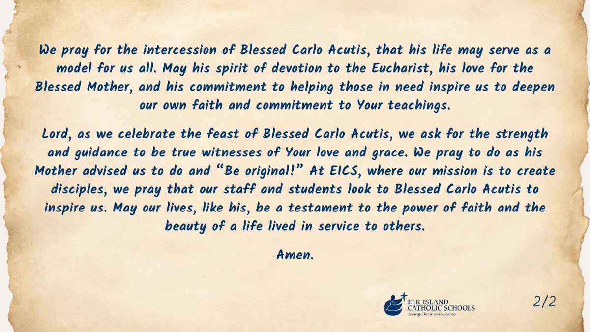 Elk Island Catholic Schools tweet media