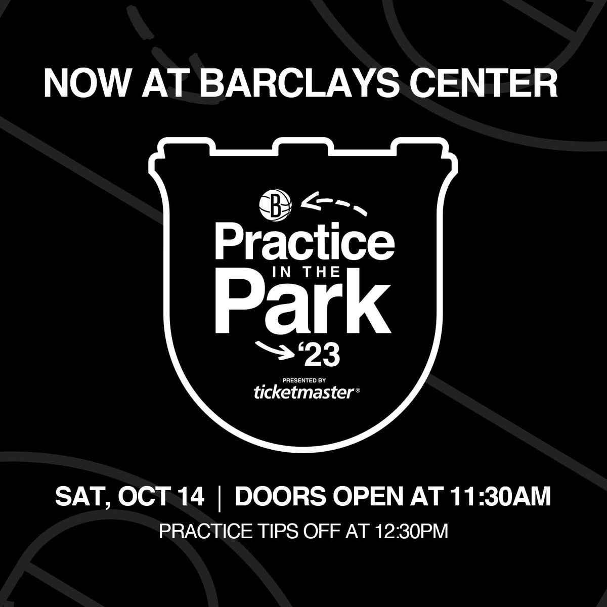 UPDATE: Due to Saturday's weather forecast, Practice in the Park pres. by <a href="/Ticketmaster/">Ticketmaster</a> has been relocated to <a href="/barclayscenter/">Barclays Center</a>. 

Lock in your tickets: bit.ly/3POmnHN