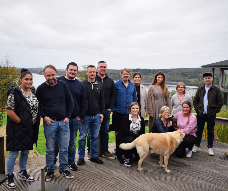 We had a lovely staff meeting at the farm yesterday, where we were joined by the leaders of our restaurants, kitchens, bakery, production kitchen and admin services! We had a great planning session, followed by a walk around <a href="/drumanilra/">Drumanilra Organic Farm</a> farm, then a fab lunch!