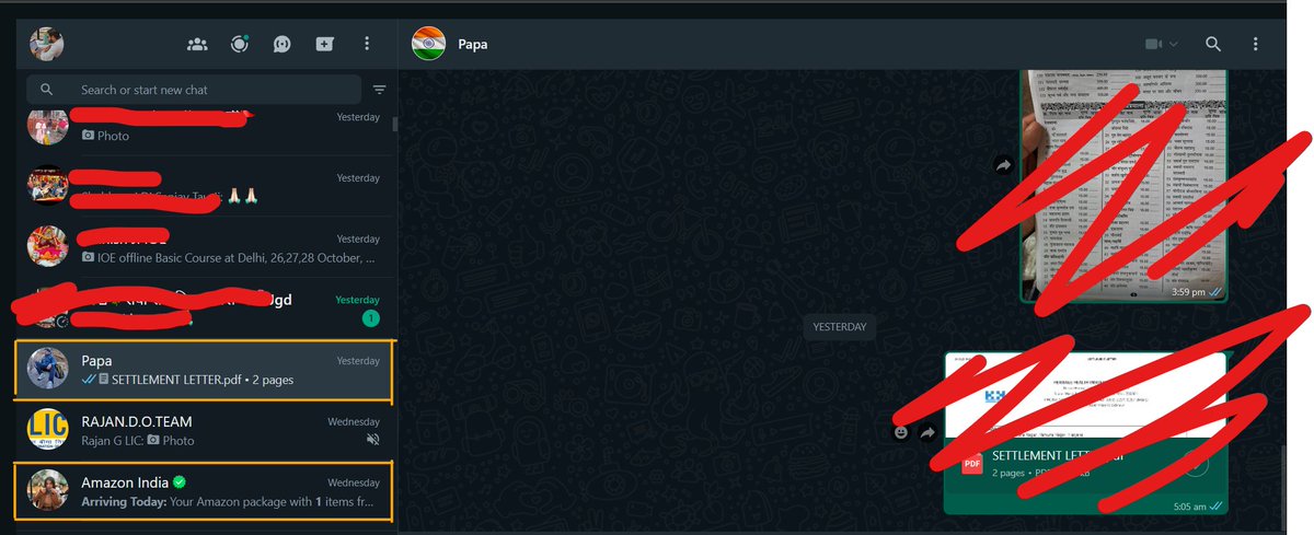 PruthiArpan's tweet photo. Dear @WhatsApp @Meta @MarkZuckrbrg ,

Just Know I noticed a glitch in WhatsApp. Where WhatsApp mismatched the profile photos as you can see in the screenshot Amazon India has a profile photo of my friend and the same with others.
@ANI @ABPNews @aajtak @ZeeNews @elonmusk https://t.co/gmA9hdCy6W