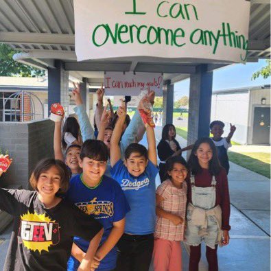 Celebrating College and Career Awareness month with inspiring banners in the hall.  #proudtobepusd  <a href="/GoldenSprinPUSD/">Golden Springs Elementary</a>