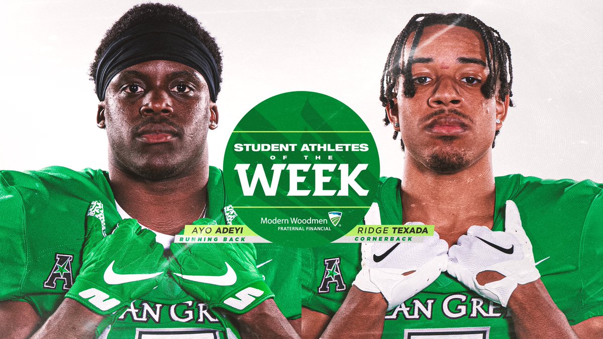 MeanGreenFB's tweet photo. Proud of our #StudentAthletesoftheWeek for the work theyโre putting in on and off the field ๐คง๐
#GMG๐ฆ
https://t.co/IuWO3JVYd5