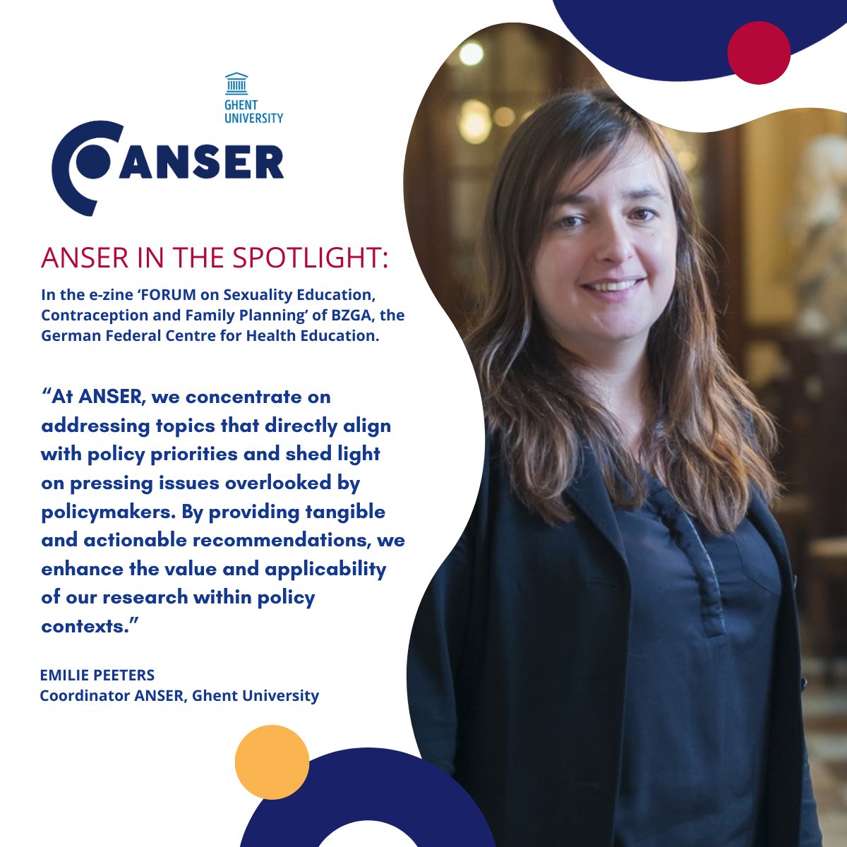 ANSERnetwork's tweet photo. Article published on "Pioneering Change: ANSER's Impact Linking Research and Policy on Sexual and Reproductive Health," featured in FORUM by @BZgA_SchKG 

Read about the unique approach and impact of the network here: 👇 
https://t.co/93iONsdUCB https://t.co/QTydncwGjr