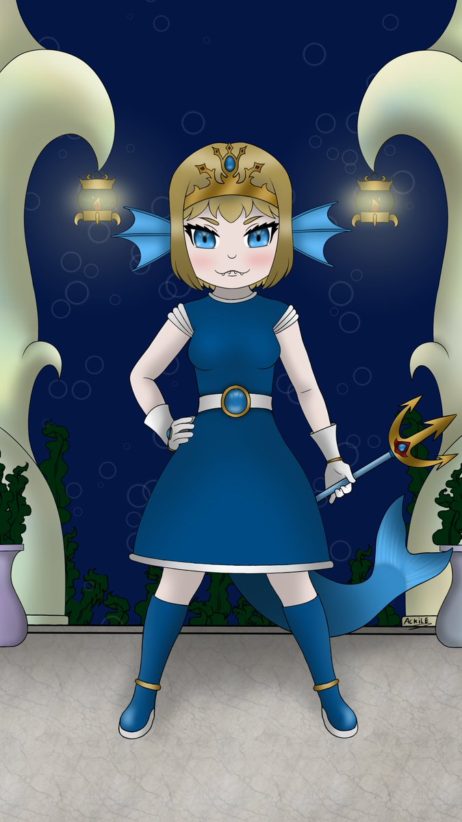 ackile's tweet image. Bonjour 🌟 

Je vous présente ma dernière création, une vtuber poisson 🐟
Je l'ai dessiné hier soir, sur twitch📺
Vous pouvez me faire des propositions pour le prochain dessin en commentaire 👍

#Vtuber #adoptable #adoptables