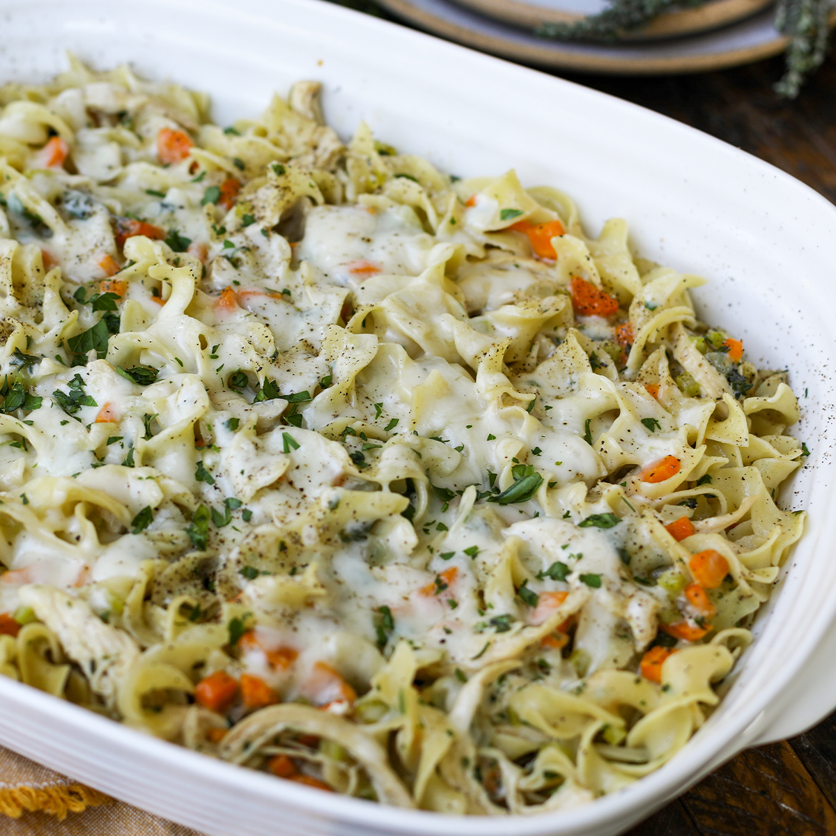 SmartChicken's tweet image. New Fall Recipe: Chicken noodle soup pasta bake!
smartchicken.com/chicken-noodle…