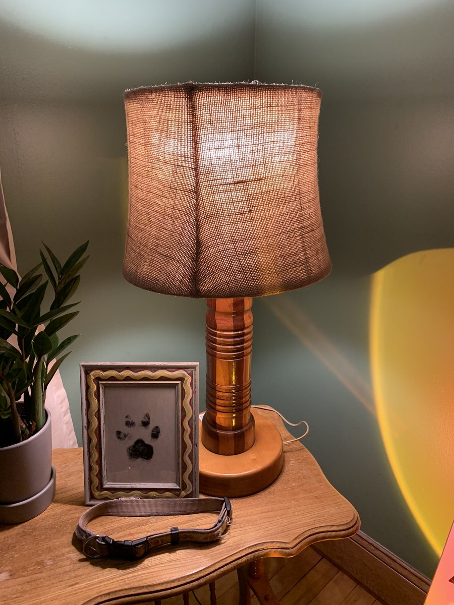 I love this fricken lamp i thrifted