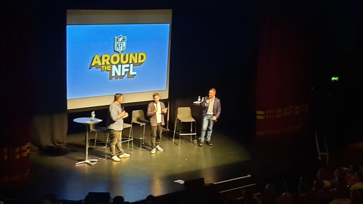ritcht81's tweet photo. Great night with the hero's @greggrosenthal @DanHanzus @MarcSessler @AroundTheNFL https://t.co/YWXvJfWpv7
