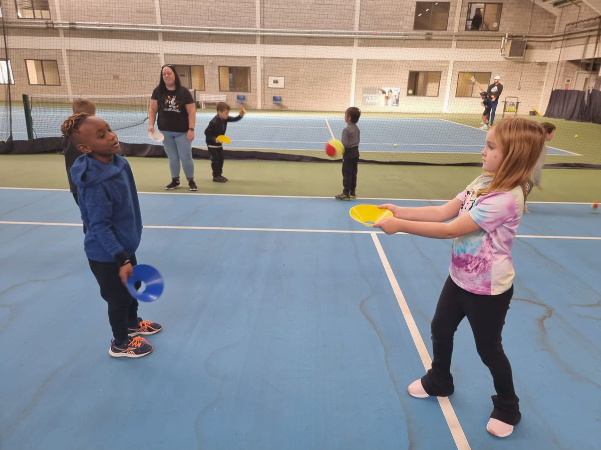 OxgangsPS's tweet photo. P3a showing their racquet skills at a tennis festival at Craiglockhart Tennis Centre @Ed_Leisure  Thanks to all the organisers for giving them such great experience! 🎾🙌🙏 https://t.co/nvbmM322o1